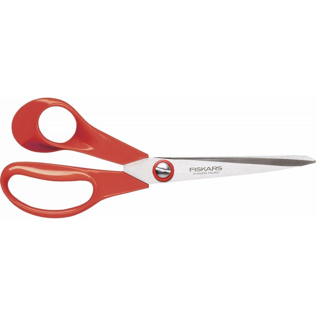 Basic Fiskars Universele Schaar Linkshandig Rood