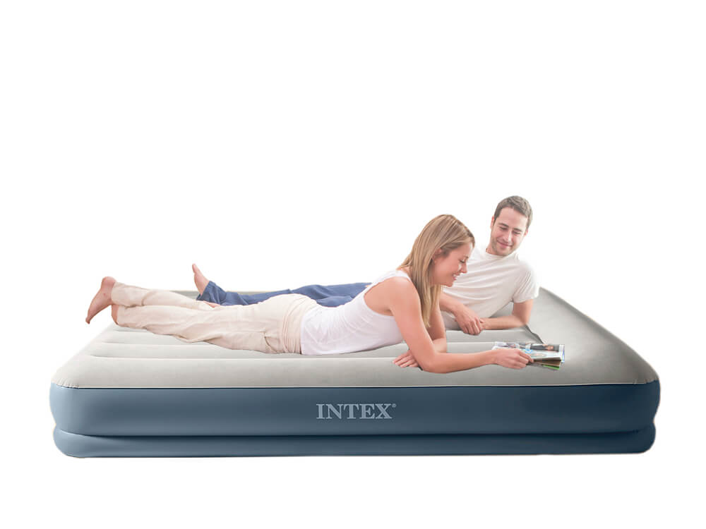 INTEX - Camilla de aire de almohada de descanso a mediados