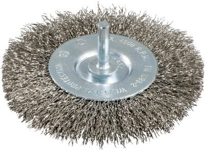 Metabo Round Cepillo con 6 mm Shaf D = acero de 75 mm
