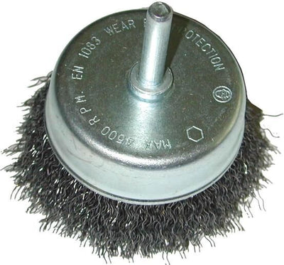 Cepillos SW Stahl Cup con 6 mm Shaf SW-Steel d = 75 mm de acero