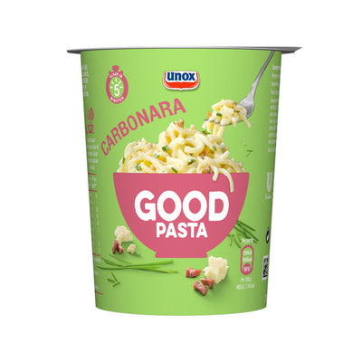 Unox good pasta spaghetti carbonara cup (8x 71gr)
