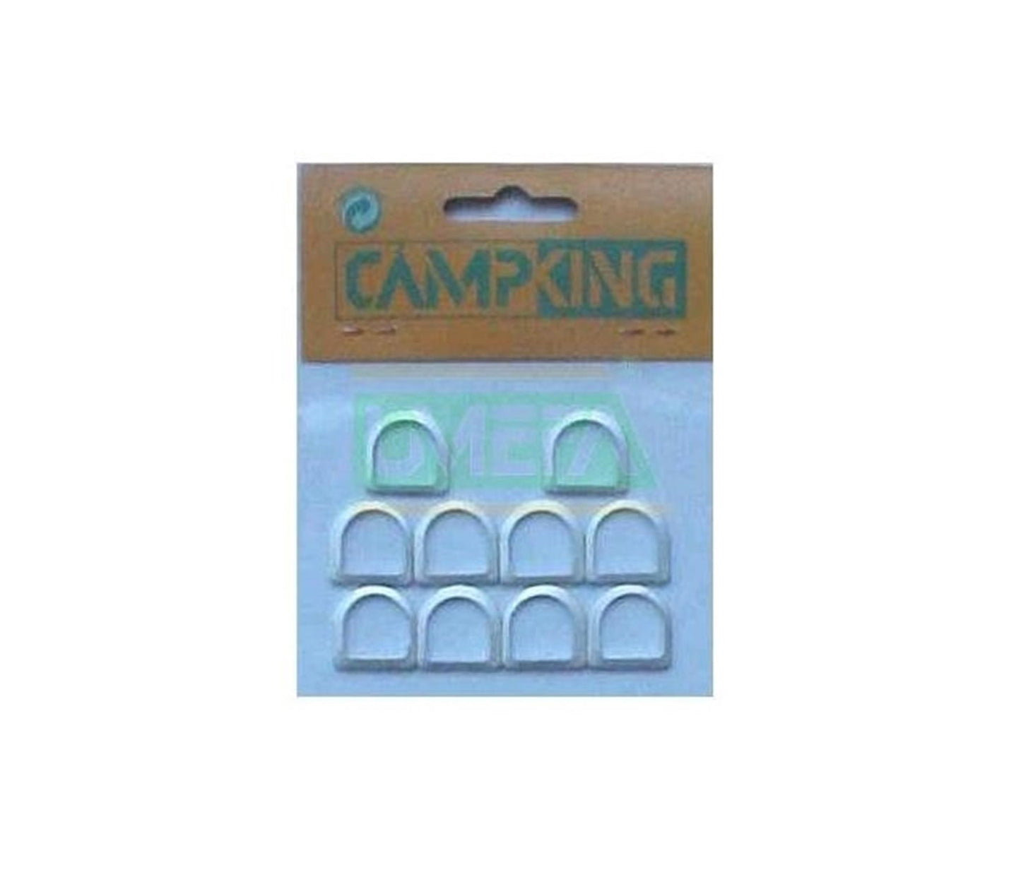 Camping umefa anilla en D 13 mm aluminio 10uds