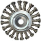 STRUMENTI KS rotondo spazzola W.Bore 22,2 ks strumenti 125x14mm in acciaio