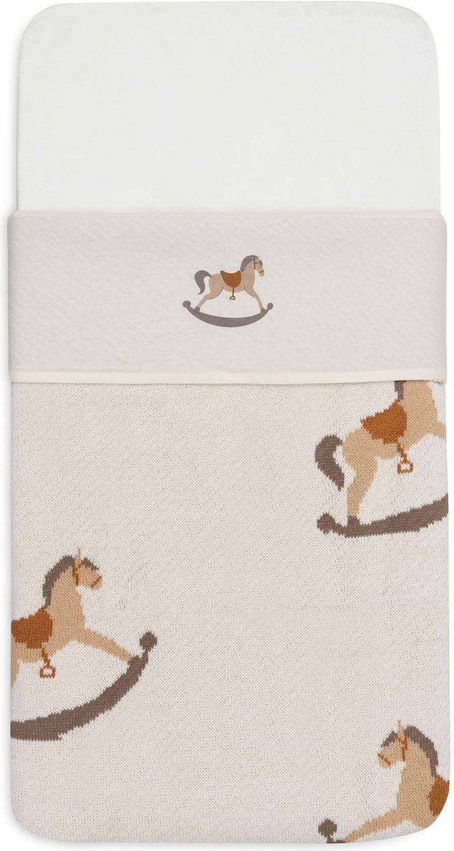Jollein - sábana para cuna - 75x100cm - cuna - algodón - paseo nostálgico