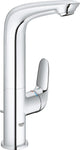 Rubinetto lavabo Grohe Eurostyle News misura L con comando laterale con piletta con maniglia chiusa cromo