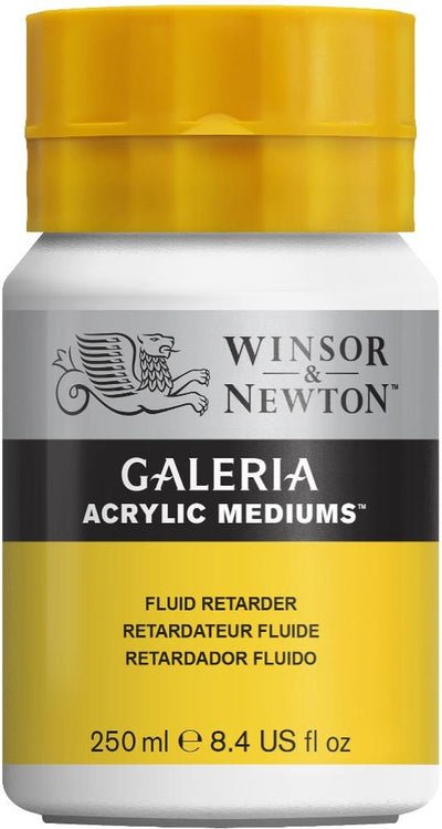 Winsor Newton 3040818 Galeria Fluid Retarder 250ml – Medium Acrilico per Asciugatura Ritardata Miscelazione Migliorata