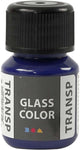 Creative Company Glass Color Transparent Paint Blue Briliant, 30ml