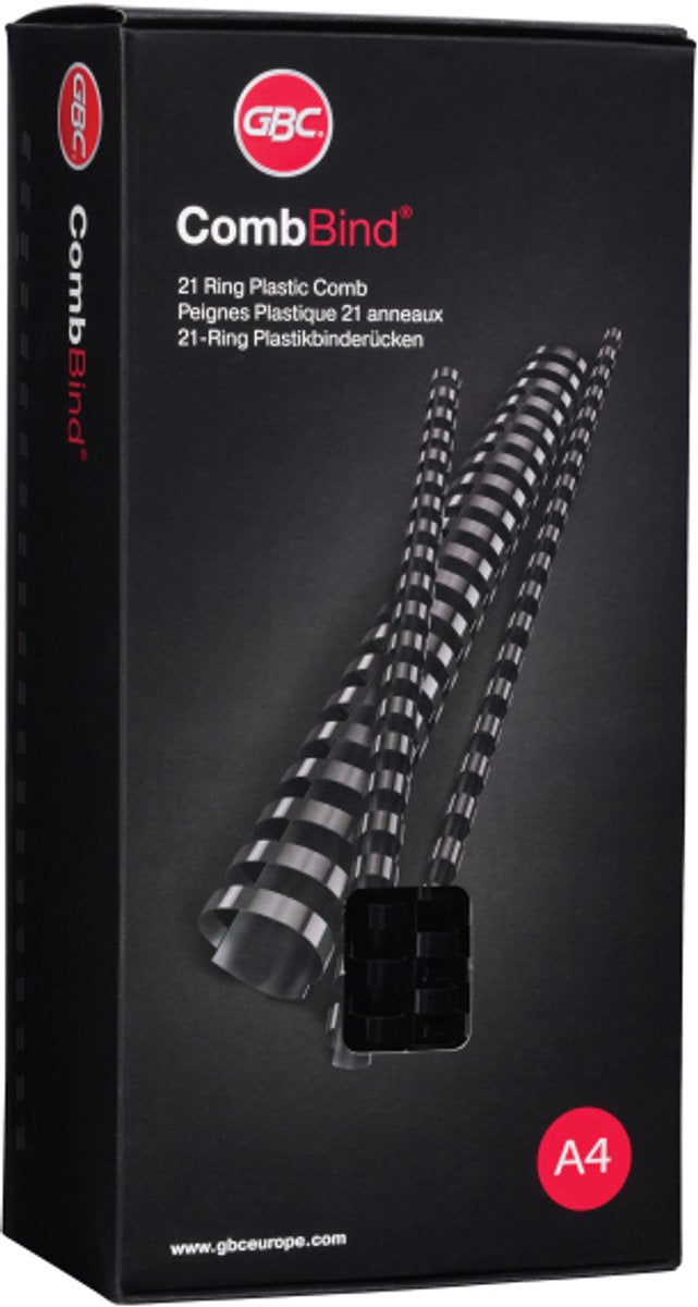 Gbc combbind binding combs blue - a4 - 14 mm - 100 pieces