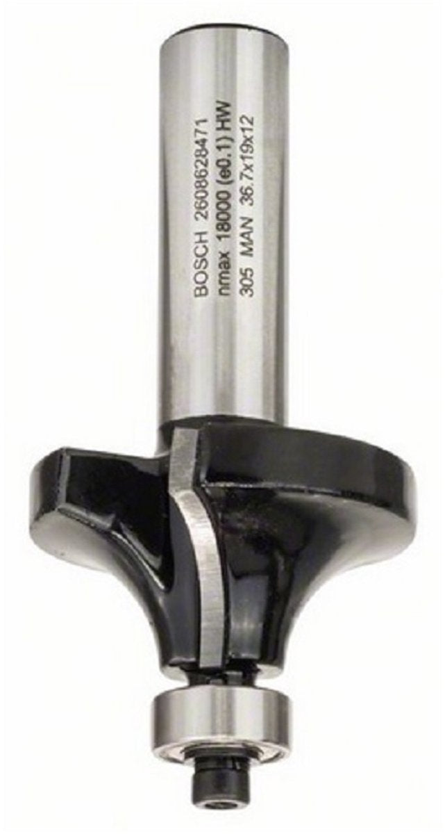 Bosch - fresas para perfiles redondeados 8 mm, r1 3 mm, l 10,5 mm, g 53 mm