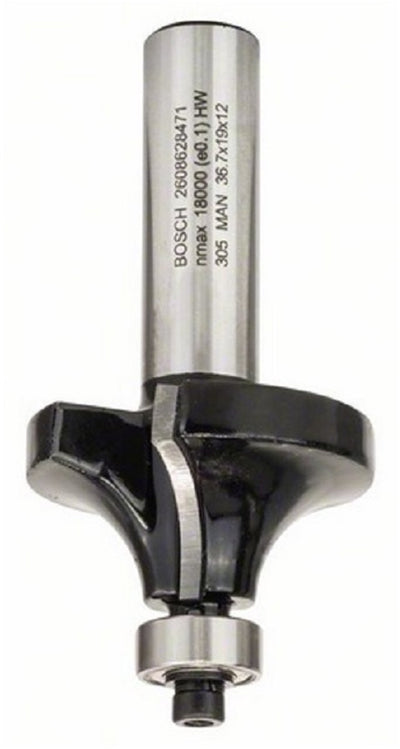 Bosch - fresas para perfiles redondeados 8 mm, r1 3 mm, l 10,5 mm, g 53 mm