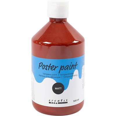 Creativ company pintura al temple mate, marrón, 500 ml 1 botella