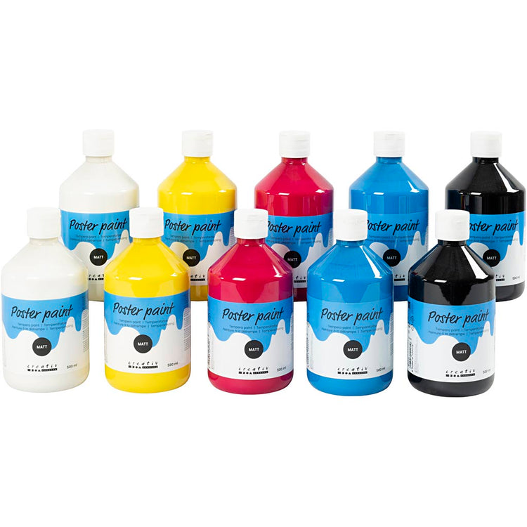 Https: www.cchobby.nl tempera-verf-mat-primair-kleuren-10x500-ml-1-doos