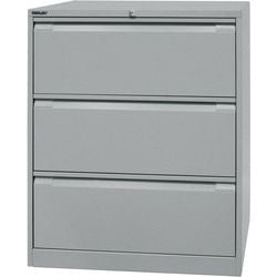 Mobile classificatore bisley df3355 argento 3 cassetti