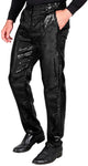 Pantaloni Widmann in paillettes lucide uomo nero