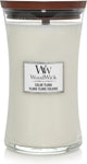 Candela profumata grande a forma di clessidra Woodwick - Ylang solare - 130 ore di combustione