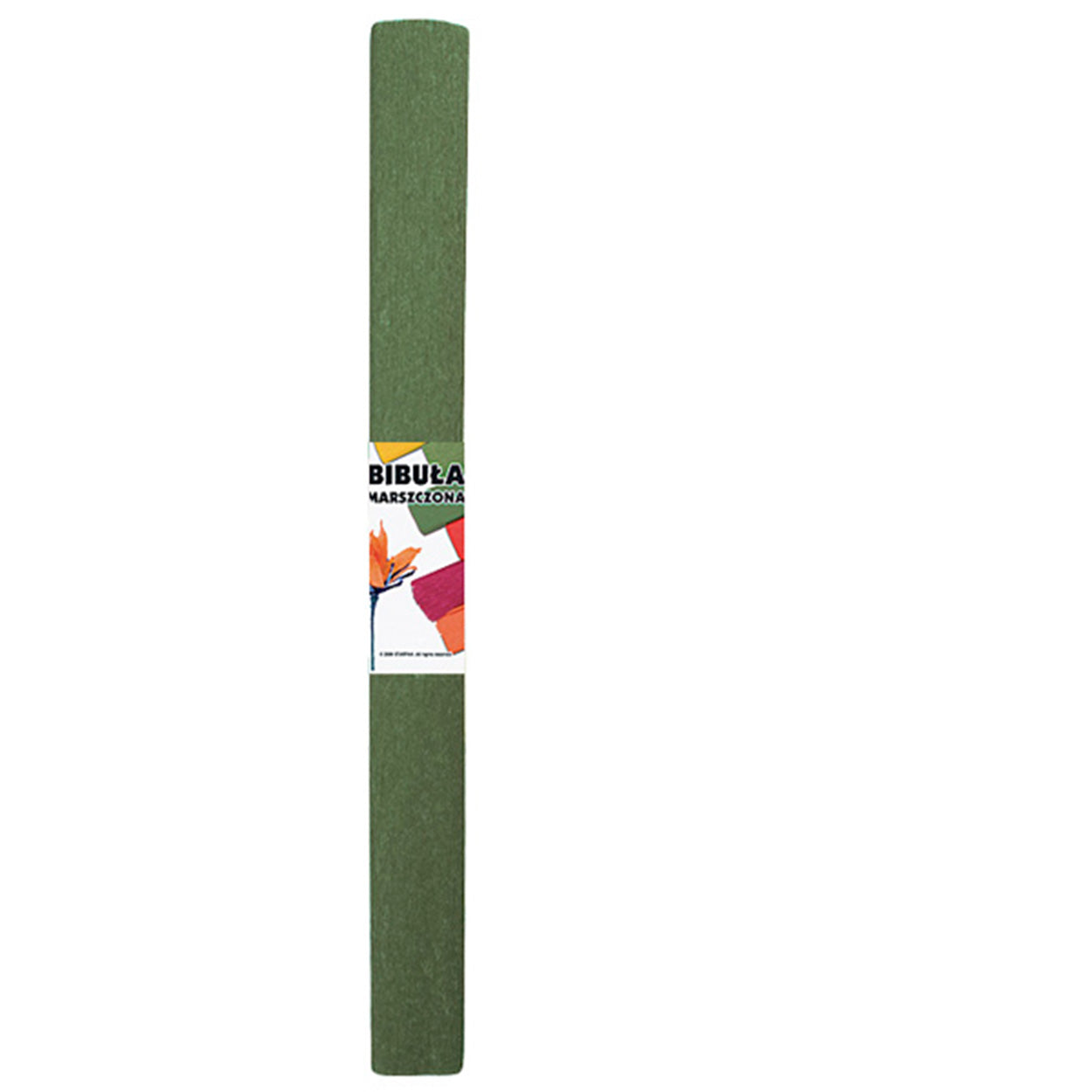 Carta crespa verde oliva