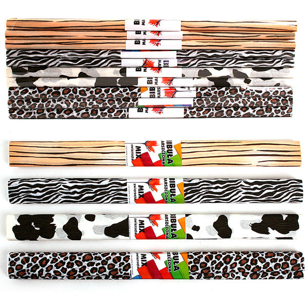 Animales de papel crep, conjunto de 10