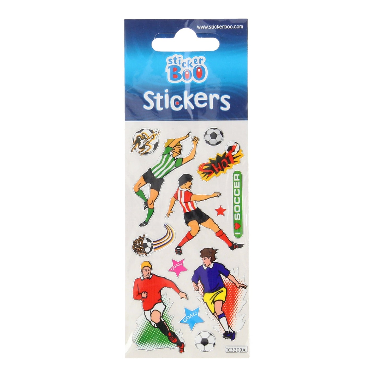 stickervel voetbal