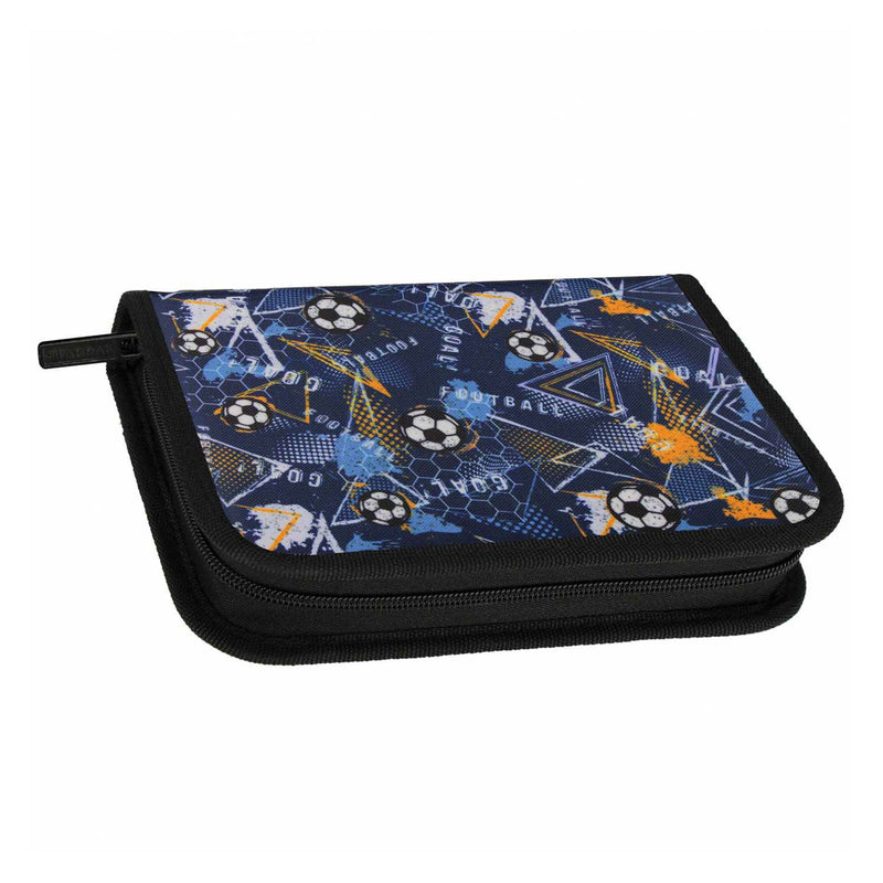 Valigetta con accessori calcio blu, 25 pz.