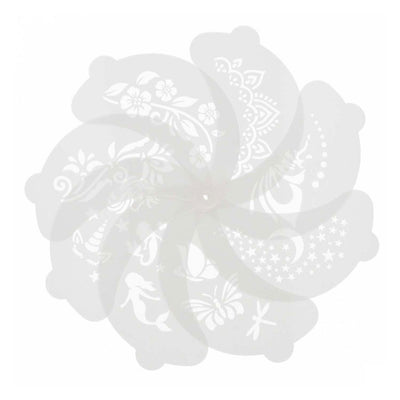 Stencil per il trucco, 10 pz.