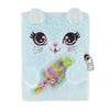 Gato diario de peluche diablillo con cerradura, a5