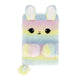 Cuaderno de peluche conejo pastel