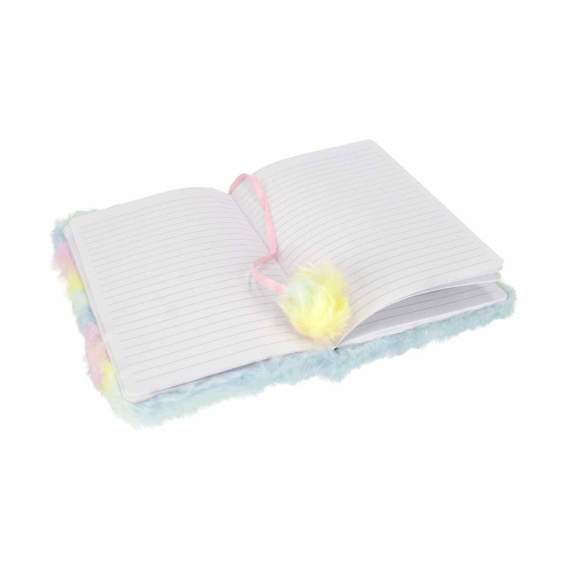 Cuaderno de peluche conejo pastel