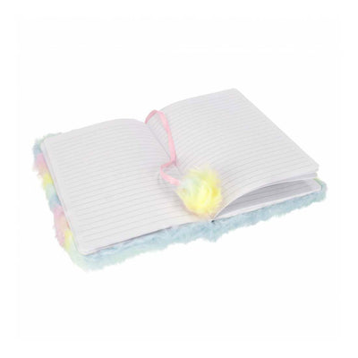 Cuaderno de peluche conejo pastel