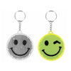 Emoticon portachiavi riflettenti, 12 pezzi.