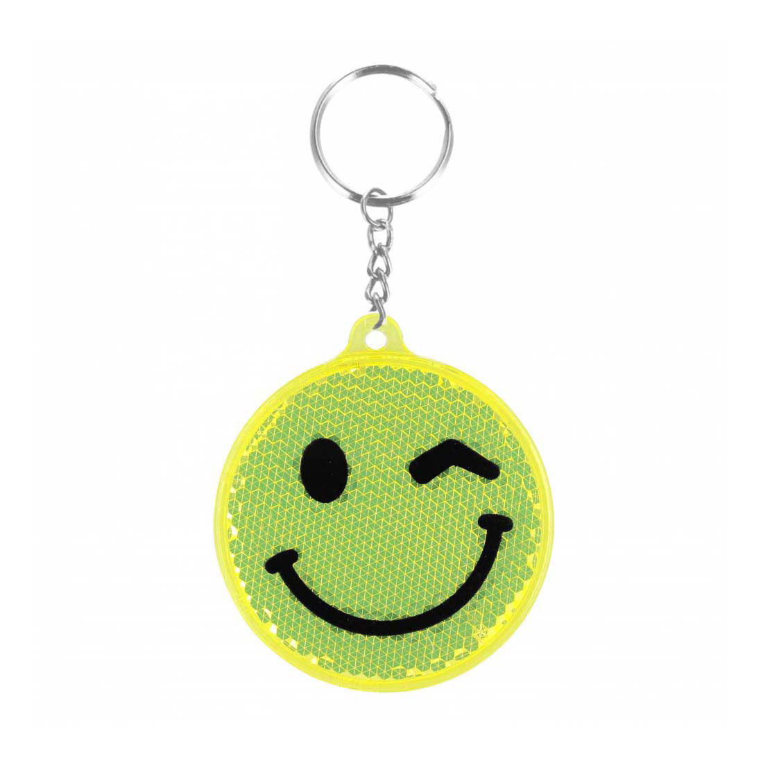 Emoticon portachiavi riflettenti, 12 pezzi.