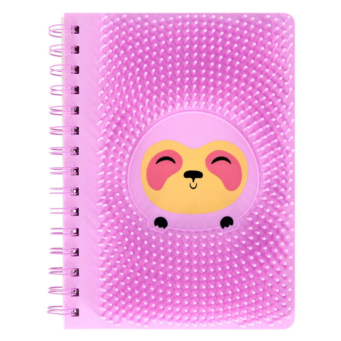 Cuaderno de silicona con lomos y perezoso, a5