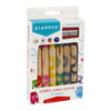 Crayones tipo lápiz jumbo, 6 uds. + sacapuntas