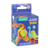 Sticker stempel dino, 160st. - afbeelding 2