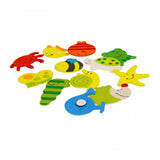 Houten magneet dieren 40mm, 12st. - afbeelding 4