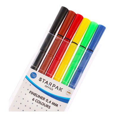 Fineliner alrededor de 0.4 mm, 6º.