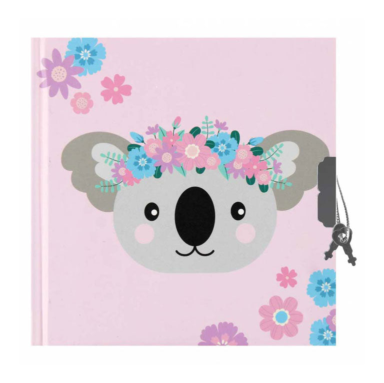 Diario koala pastello 13,5x13,5 cm