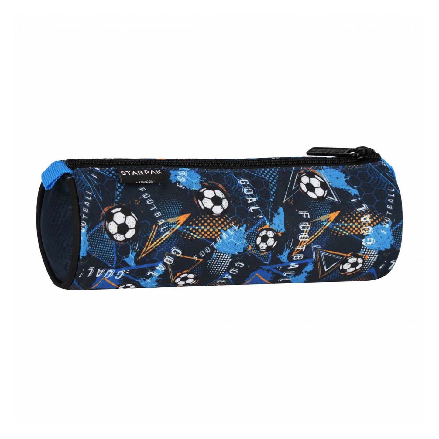 Blue football pencil case