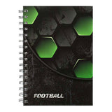 Spiraal notitieboek voetbal, a5 - afbeelding 1