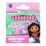 Waskrijt gabby's poppenhuis, 12 kleuren - afbeelding 1