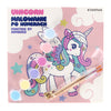 Schilderen op nummers unicorn 20x20cm, 6 kleuren