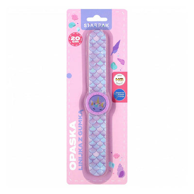 Pulsera Slap regla con borrador niña