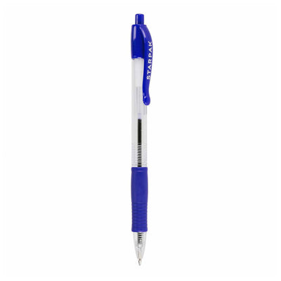 Penna a sfera con impugnatura blu, 36 pz.