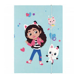 Carpeta con elástico A4 La casa de muñecas Gabby - afbeelding 4