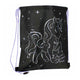 Bolsa de gimnasio unicornio negro