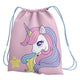 Borsa da palestra unicorno rosa