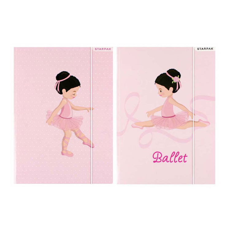 Folder with elastic A4 ballet