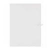 Witte map met band a4