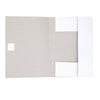 Witte map met band a4