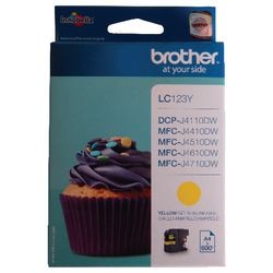 Cartuccia toner ac brother lc123y giallo