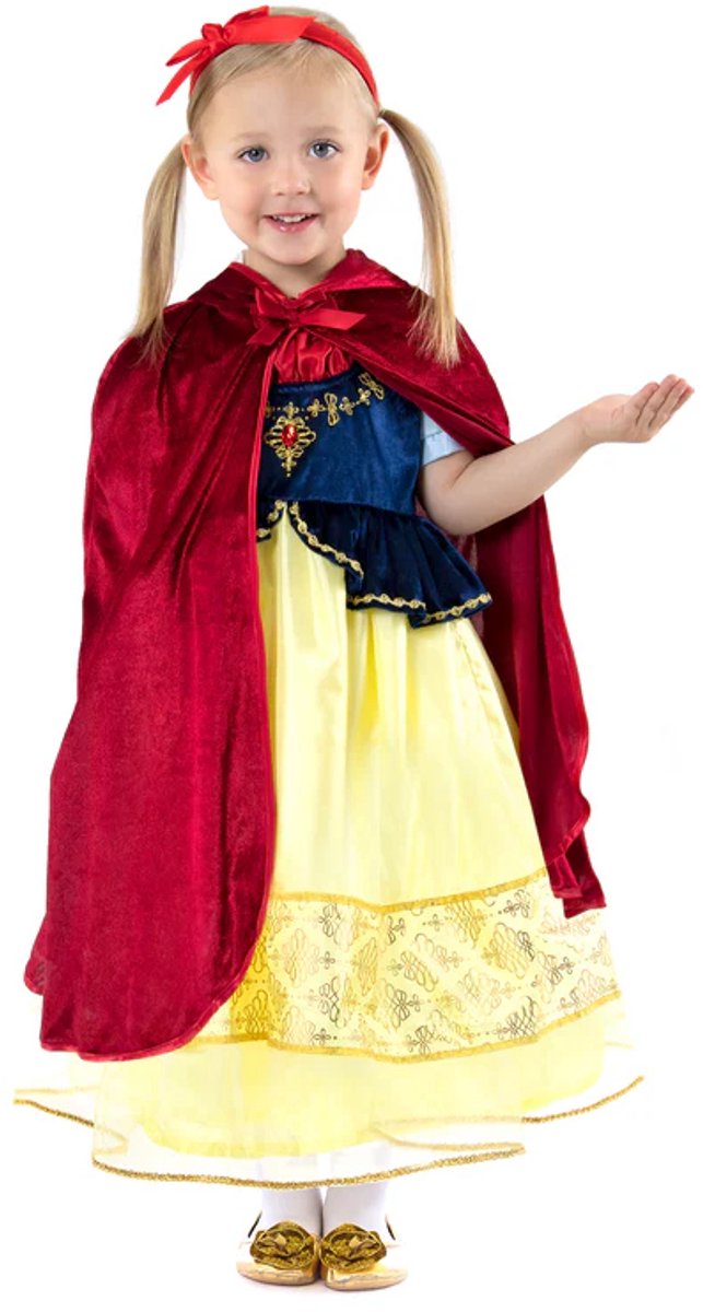 Little adventures - rode cape met capuchon – maat s m (1-5 jaar)